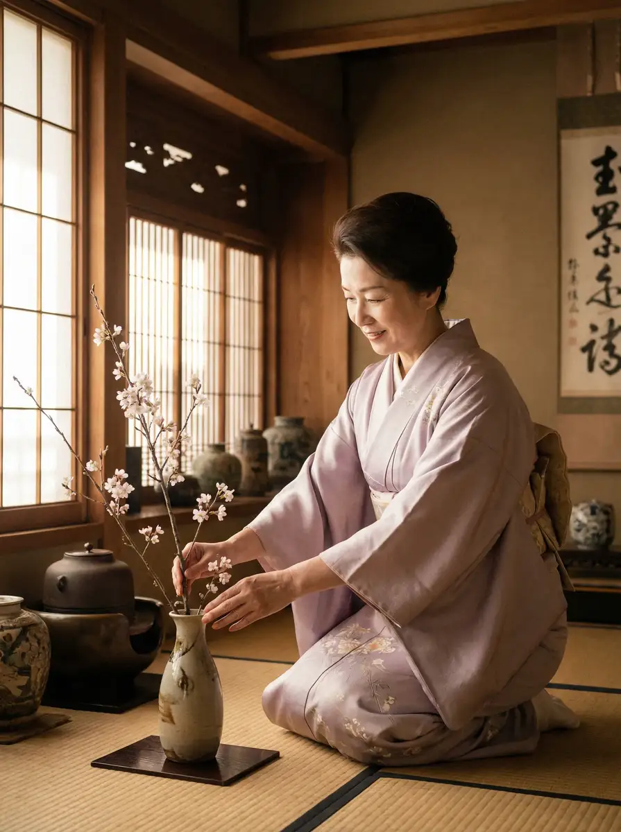 一位优雅的 黄色仓库-最新免费视频资源库|免费在线高清观看|官方入口 在和室中插花